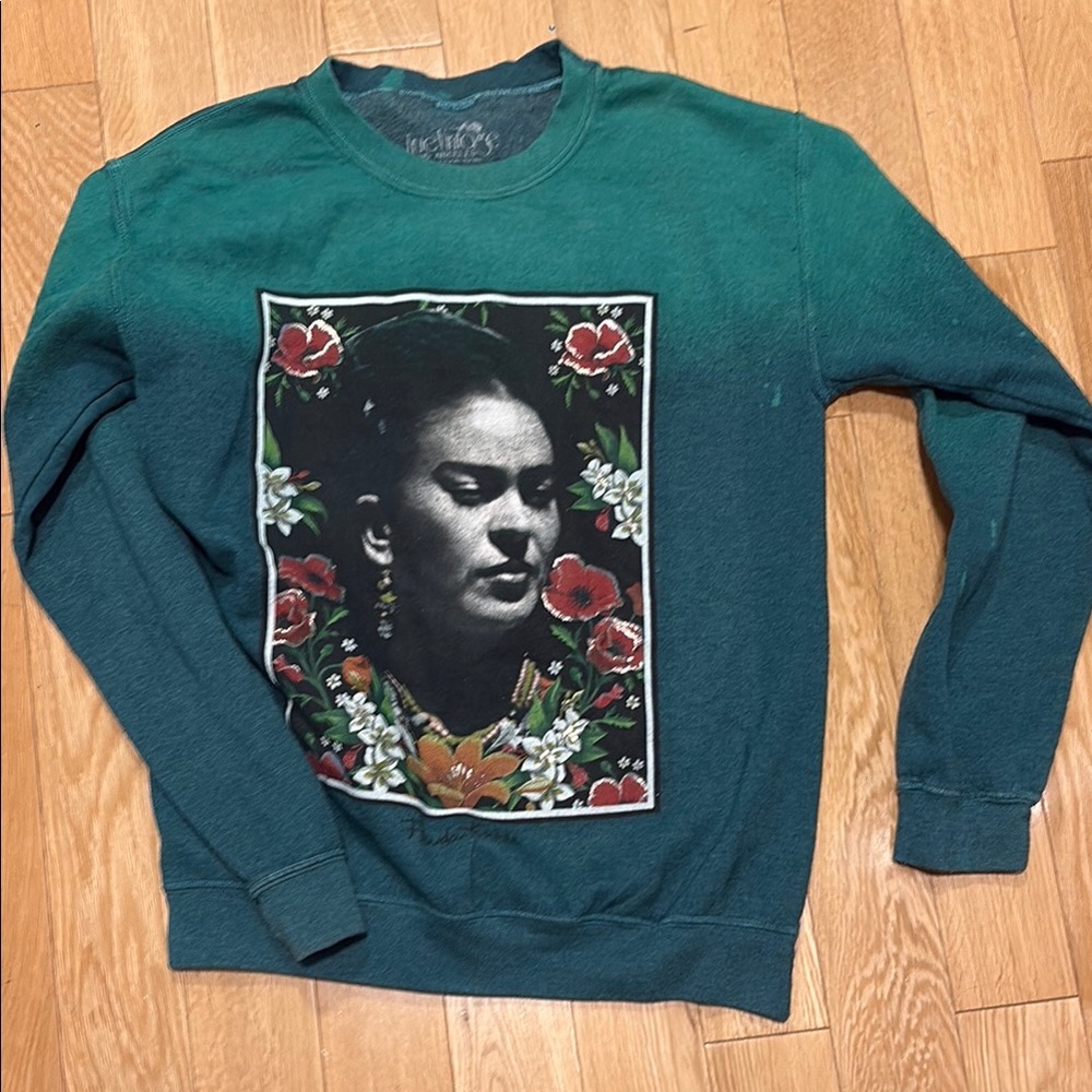 Teal Graphic Sweatshirt